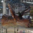 Cargar la imagen en la vista de la galería, MCSDINO Other Dinosaur Series Realistic Moveable Triceratops Head Wall Hanging Decoration-OTD026
