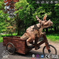 Load image into Gallery viewer, MCSDINO Other Dinosaur Series Small Dinosaur Tricycle Parade Float-OTD021
