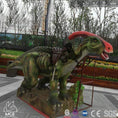 Cargar la imagen en la vista de la galería, MCSDINO Ride And Scooter Amusement Dinosaur Ride Parasaurolophus-RD007
