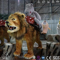 Load image into Gallery viewer, MCSDINO Ride And Scooter Amusement Machine Lion Ride-RD011
