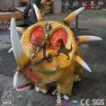 Load image into Gallery viewer, MCSDINO Ride And Scooter Christmas Electric Dinosaur Ride Styracosaurus Scooter-RD020
