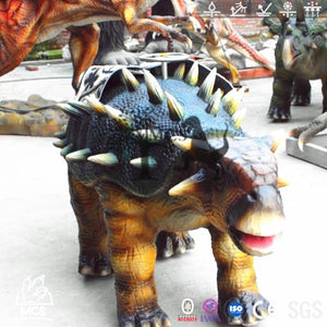 MCSDINO Ride And Scooter Dinosaur Rides Walking Ankylosaur-RD013