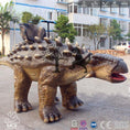 Cargar la imagen en la vista de la galería, MCSDINO Ride And Scooter Dinosaur Rides Walking Ankylosaur-RD013
