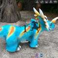 Load image into Gallery viewer, MCSDINO Ride And Scooter Dinosaur Scooter Styracosaurus Dino Ride-RD020
