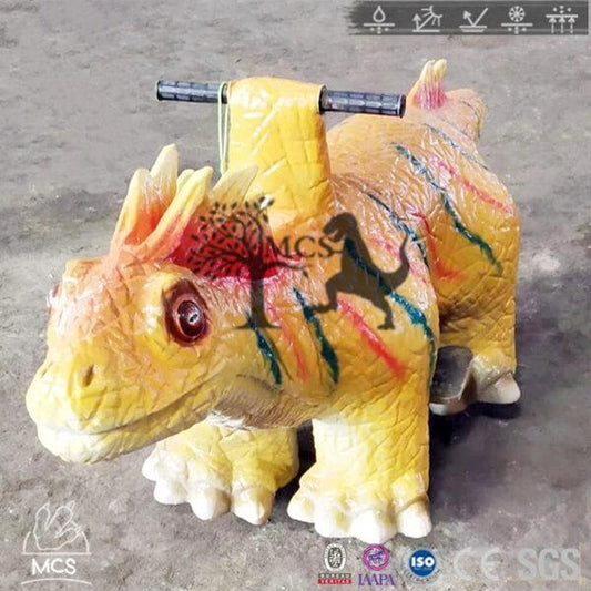 MCSDINO Ride And Scooter Fairground Ride Coin-operated Motorized Amargasaurus Scooter-RD040