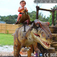 Cargar la imagen en la vista de la galería, MCSDINO Ride And Scooter Jurassic Park the T-Rex Dinosaur Ride For Sale-RD002
