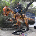 Charger l'image dans la visionneuse de la galerie, MCSDINO Ride And Scooter Playground Pachycephalosaur Dinosaur Kiddie Ride-RD006
