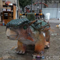 Load image into Gallery viewer, MCSDINO Ride And Scooter Riding Ankylosaurus Dinosaur Scooter Amusement Equipment-RD047
