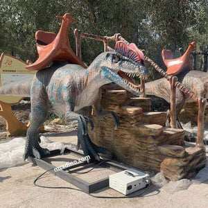 MCSDINO Ride And Scooter Riding Dilophosaurus Amusement Dinosaur Ride-RD001D