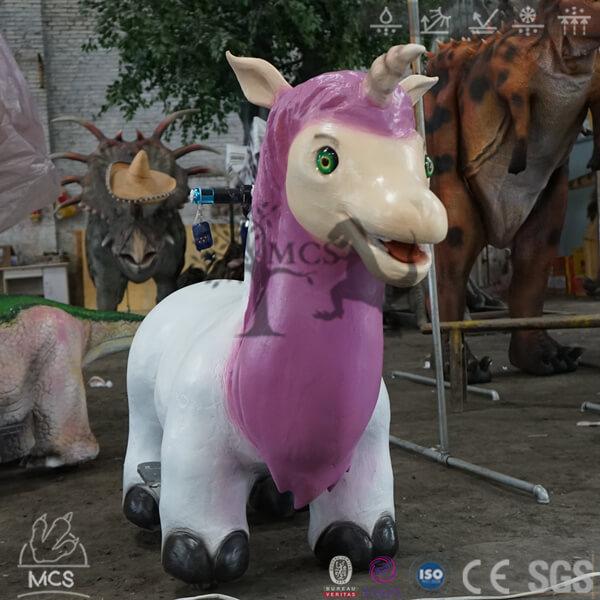 MCSDINO Ride And Scooter Riding Unicorn Scooter The Electric Unicorn Ride-RD042