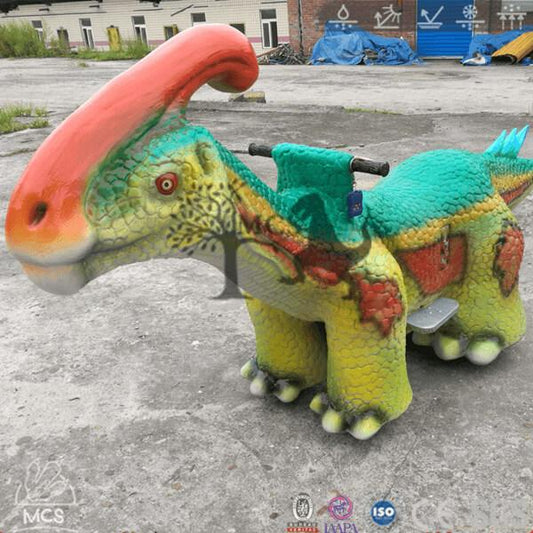 MCSDINO Ride And Scooter Small Dinosaur Car Parasaurolophus-RD018