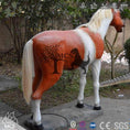 Carica l'immagine nel visualizzatore della galleria, MCSDINO Robotic Animals Amusement Equipment Lifelike Robotic Horse Statue
