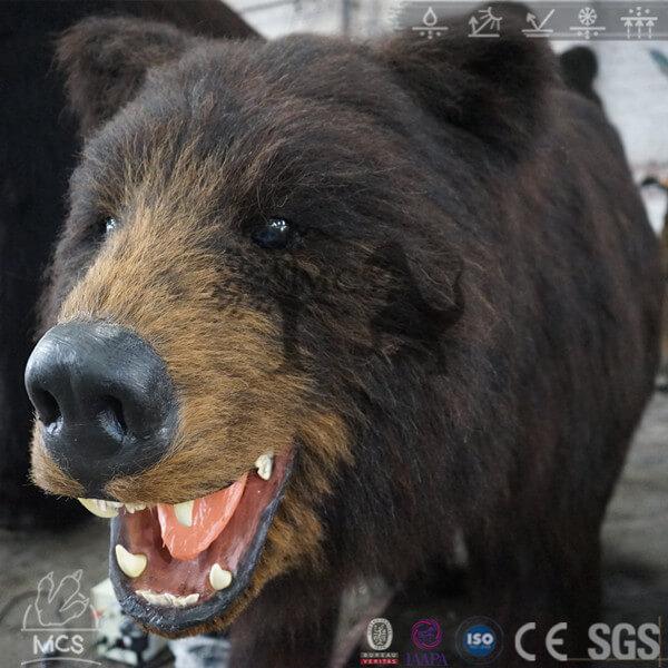 Animatronic Brown Bear Model