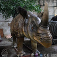 Cargar la imagen en la vista de la galería, MCSDINO Robotic Animals Animatronic Rhino Animal Display
