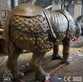 Bild in Galerie-Betrachter laden, MCSDINO Robotic Animals Animatronic Rhino Animal Display
