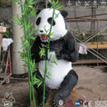 Cargar la imagen en la vista de la galería, MCSDINO Robotic Animals Artificial Robotic Panda Statue Party Decorations
