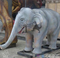 Bild in Galerie-Betrachter laden, MCSDINO Robotic Animals Cub Moveable African Elephant Model
