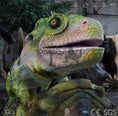Carica l'immagine nel visualizzatore della galleria, MCSDINO Robotic Animals Rainforest Decoration Green Lizard Model
