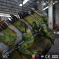 Cargar la imagen en la vista de la galería, MCSDINO Robotic Animals Rainforest Decoration Green Lizard Model
