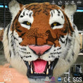 Carica l'immagine nel visualizzatore della galleria, MCSDINO Robotic Animals Wall Hanging Giant Animatronic Tiger Head
