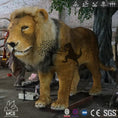 Bild in Galerie-Betrachter laden, MCSDINO Robotic Beasts Handcrafted Robot Cave Lion Model
