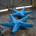 Cargar la imagen en la vista de la galería, MCSDINO Robotic Monsters Blue Starfish Sculpture Decoration-BFS001
