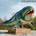Carica l'immagine nel visualizzatore della galleria, Garden Decorative Artificial Dunkleosteus Statue-BFD003 - mcsdino
