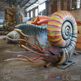Charger l'image dans la visionneuse de la galerie, MCSDINO Robotic Monsters Realistic Giant Prehistoric Nautilidae Sculpture-BFN001

