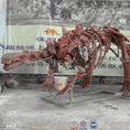 Cargar la imagen en la vista de la galería, MCSDINO Skeleton Fossil Replica Replicating Dinosaur Fossil Ankylosaurus Casts-SKR012
