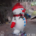 Load image into Gallery viewer, Mcsdinosaur Bespoke Animatronics CUS001-Meet Robot snowman Christmas decoration for sale-Mcsdino-Personalized Products
