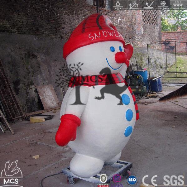 Mcsdinosaur Bespoke Animatronics CUS001-Meet Robot snowman Christmas decoration for sale-Mcsdino-Personalized Products