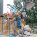 Carica l'immagine nel visualizzatore della galleria, Mcsdinosaur Fantasy And Mystery Realistic Animatronic Mechanical Roaring Junior Fire Dragon-DRA026
