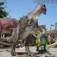 Cargar la imagen en la vista de la galería, Mcsdinosaur Yangchuanosaurus Vs Jiangjunosaurus Dinosaurs Fight-MCSY001
