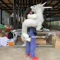 Load image into Gallery viewer, white dragon puppet cosplay
