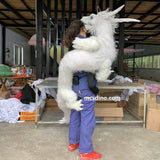 white dragon puppet cosplay