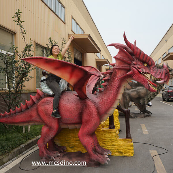ride on red dragon equipment