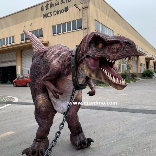 Costume d'Halloween réaliste T-Rex pour adulte-DCTR622